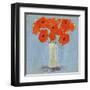 Orange Poppy Impression II-Victoria Borges-Framed Art Print