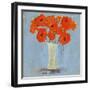 Orange Poppy Impression II-Victoria Borges-Framed Art Print