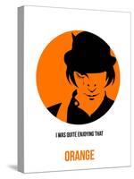 Orange Poster 1-Anna Malkin-Stretched Canvas