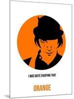 Orange Poster 1-Anna Malkin-Mounted Art Print