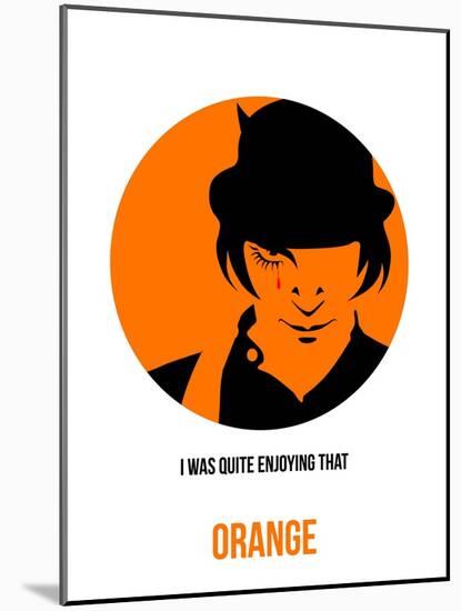 Orange Poster 1-Anna Malkin-Mounted Art Print