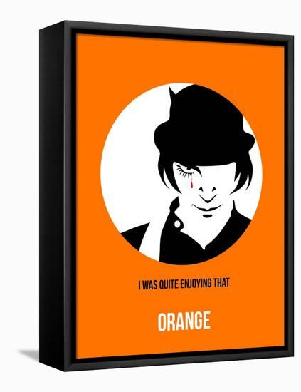 Orange Poster 2-Anna Malkin-Framed Stretched Canvas