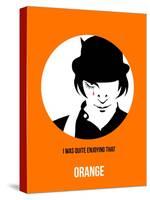 Orange Poster 2-Anna Malkin-Stretched Canvas