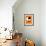 Orange Poster 2-Anna Malkin-Framed Art Print displayed on a wall