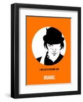 Orange Poster 2-Anna Malkin-Framed Art Print