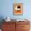 Orange Poster 2-Anna Malkin-Framed Art Print displayed on a wall