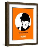 Orange Poster 2-Anna Malkin-Framed Art Print