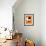 Orange Poster 2-Anna Malkin-Framed Art Print displayed on a wall