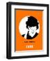 Orange Poster 2-Anna Malkin-Framed Art Print