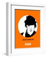 Orange Poster 2-Anna Malkin-Framed Art Print