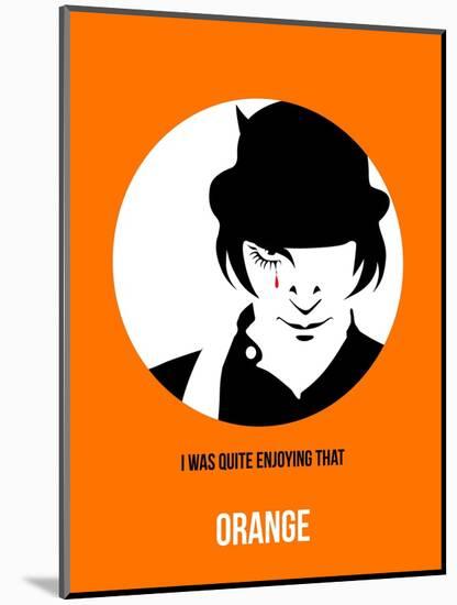 Orange Poster 2-Anna Malkin-Mounted Art Print