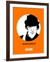 Orange Poster 2-Anna Malkin-Framed Art Print