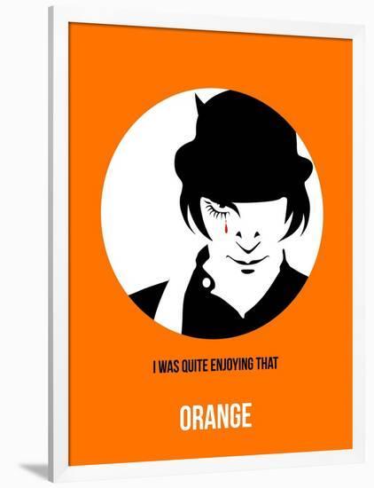 Orange Poster 2-Anna Malkin-Framed Art Print