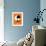 Orange Poster 2-Anna Malkin-Framed Art Print displayed on a wall