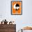 Orange Poster 2-Anna Malkin-Framed Art Print displayed on a wall