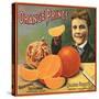 Orange Prince Brand - Highgrove, California - Citrus Crate Label-Lantern Press-Stretched Canvas