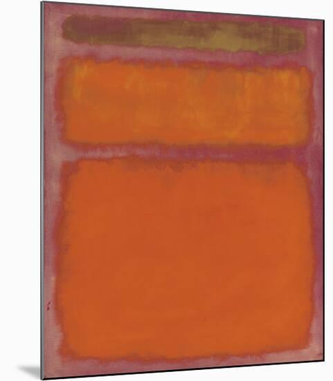 Orange, Red, Yellow, 1961-Mark Rothko-Mounted Giclee Print