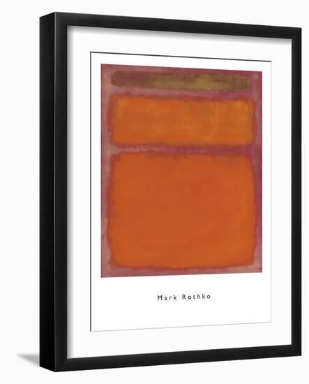 Orange, Red, Yellow, 1961-Mark Rothko-Framed Giclee Print