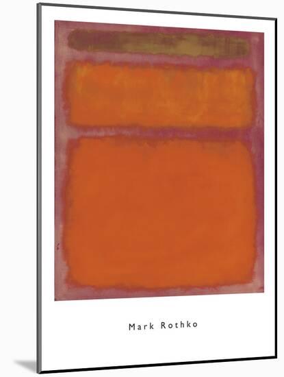 Orange, Red, Yellow, 1961-Mark Rothko-Mounted Giclee Print