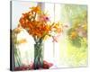 Orange Reflection-Judy Stalus-Stretched Canvas