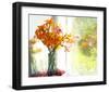 Orange Reflection-Judy Stalus-Framed Art Print