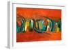 Orange Rhythm-Lanie Loreth-Framed Art Print