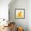 Orange Rooster-null-Framed Premium Giclee Print displayed on a wall