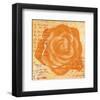 Orange Rose-Anna Flores-Framed Art Print