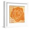 Orange Rose-Anna Flores-Framed Art Print