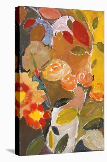 Orange Roses-Kim Parker-Stretched Canvas