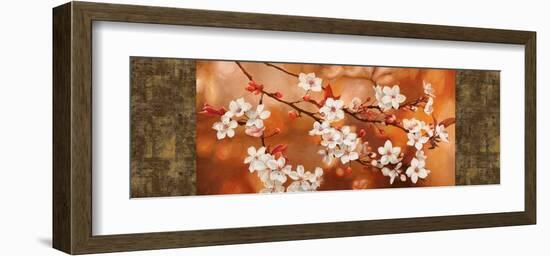 Orange Sakura-Jenny Thomlinson-Framed Giclee Print