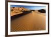 Orange Sand Dunes and Sand Ripples, Erg Chebbi Sand Sea, Sahara Desert Near Merzouga-Lee Frost-Framed Photographic Print