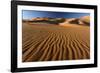 Orange Sand Dunes and Sand Ripples, Erg Chebbi Sand Sea, Sahara Desert Near Merzouga-Lee Frost-Framed Photographic Print