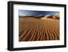 Orange Sand Dunes and Sand Ripples, Erg Chebbi Sand Sea, Sahara Desert Near Merzouga-Lee Frost-Framed Photographic Print
