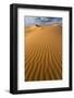 Orange Sand Dunes and Sand Ripples, Erg Chebbi Sand Sea, Sahara Desert Near Merzouga-Lee Frost-Framed Photographic Print