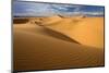 Orange Sand Dunes and Sand Ripples, Erg Chebbi Sand Sea, Sahara Desert Near Merzouga-Lee Frost-Mounted Photographic Print