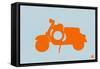 Orange Scooter-NaxArt-Framed Stretched Canvas