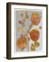 Orange Seed Pods 3-Maria Pietri Lalor-Framed Giclee Print