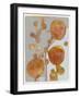 Orange Seed Pods 3-Maria Pietri Lalor-Framed Giclee Print