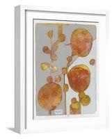 Orange Seed Pods 3-Maria Pietri Lalor-Framed Giclee Print