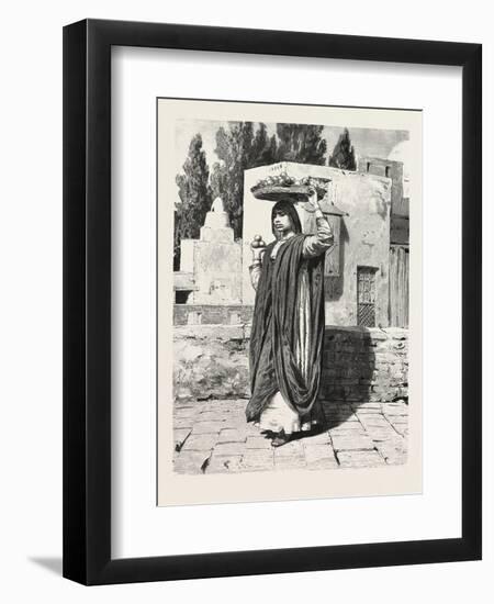 Orange-Seller. Egypt, 1879-null-Framed Premium Giclee Print