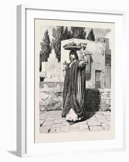 Orange-Seller. Egypt, 1879-null-Framed Giclee Print