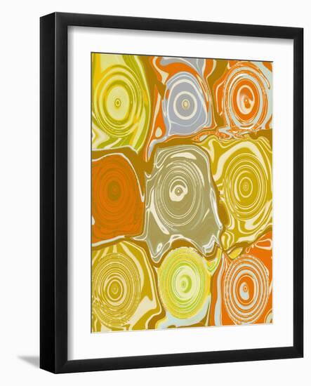 Orange Sherbert-Ricki Mountain-Framed Art Print