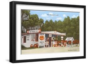 Orange Shop, Florida-null-Framed Art Print