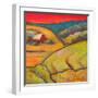 Orange Sky Farm-Blenda Tyvoll-Framed Art Print