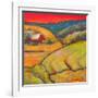 Orange Sky Farm-Blenda Tyvoll-Framed Art Print