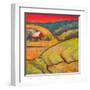 Orange Sky Farm-Blenda Tyvoll-Framed Art Print