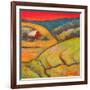 Orange Sky Farm-Blenda Tyvoll-Framed Art Print