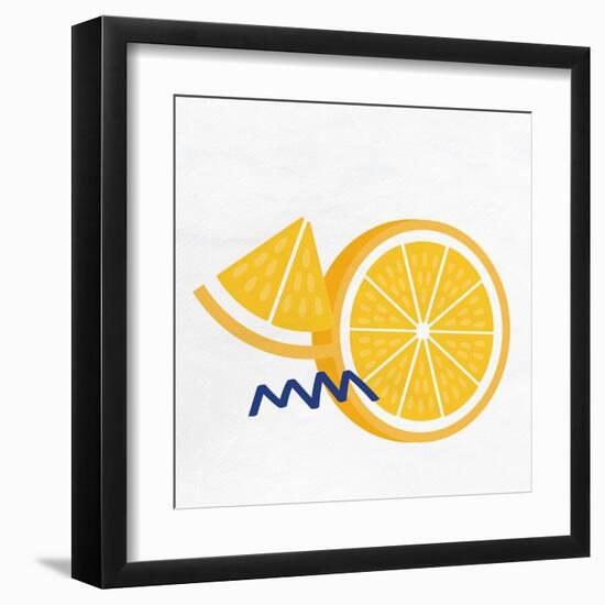 Orange Slice 2-Allen Kimberly-Framed Art Print