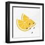 Orange Slice 3-Allen Kimberly-Framed Art Print